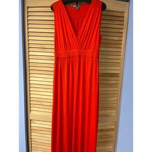 Neiman Marcus Maxi Dress Orange XL 16 18